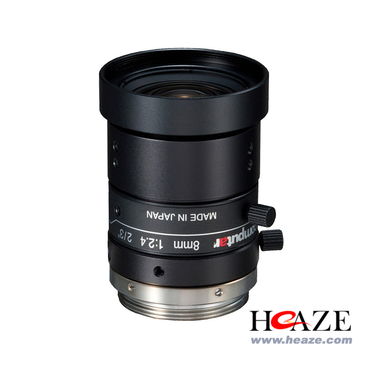 M0824-MPW2 Computar康標(biāo)達(dá)500萬像素8mm低畸變工業(yè)鏡頭